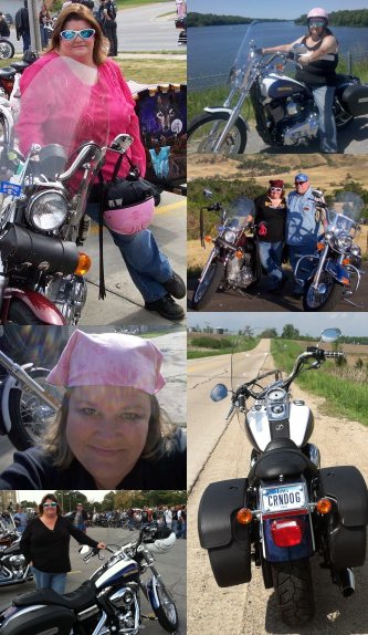 photos of corn dog and her bikes!