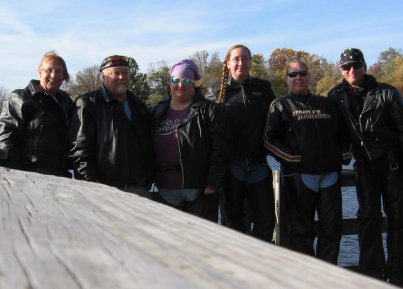 today's riding group at lake ahquabi