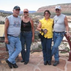 carole, judy and hubbies in Utah